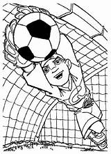 Keeper Kleurplaat Voetbal Wk Soccer Coloring Kleurplaten Tekeningen Pages Bezoeken Over sketch template