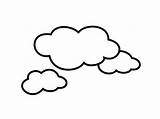 Clouds Coloring Cloud Colouring Clipart Pages Color Book Cloudy Drawing Kids Shape Awesome Sheet Wolken Printable Sketch Clip Print Clipartbest sketch template