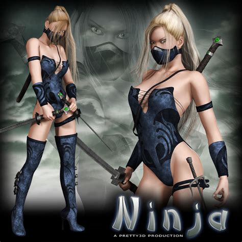 Ninja 3d Models 3d Figure Assets Pretty3d