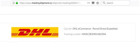track  dhl ecommerce shipment easyship support