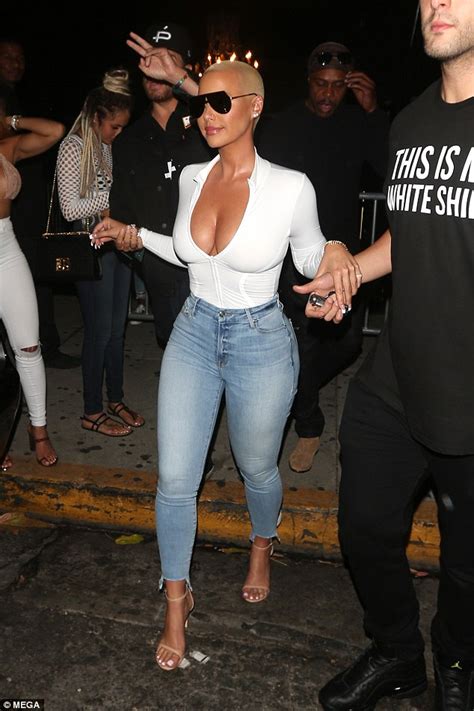 amber rose and blac chyna enjoy girls night out in la daily mail online