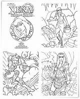 Xena Coloring Pages Template sketch template