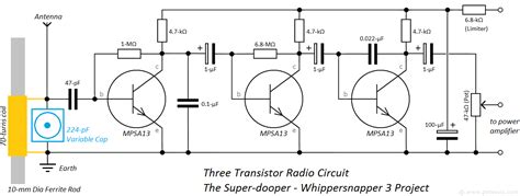 transistor radio whippersnapper  circuit