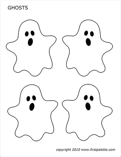printable halloween ghost decorations