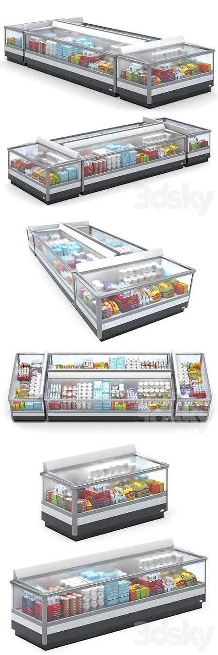 refrigerated display cases downdmodels