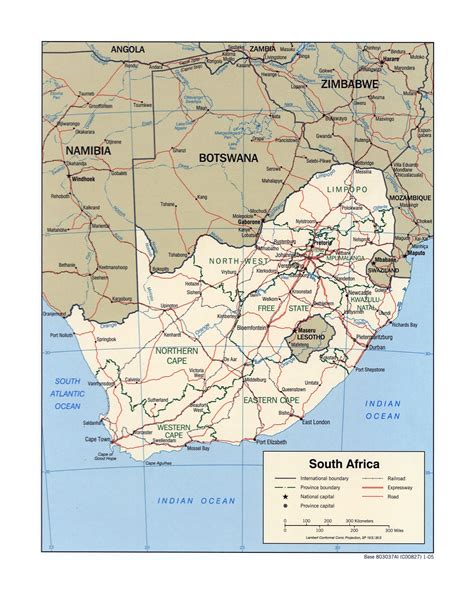 map  south africa cities major cities  capital  south africa