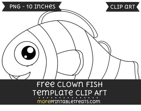 clown fish template clipart fish template clip art clown fish