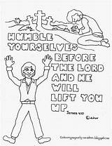 Beatitudes Humble Yourselves Children Adron Birijus sketch template