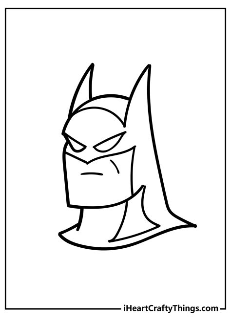 arriba  imagen batman face coloring pages abzlocalmx