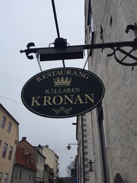 restaurang källaren kronan home kalmar sweden menu