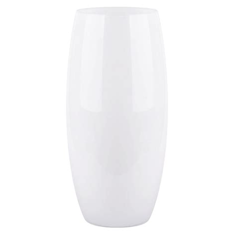 14 4in White Glass Vase At Home