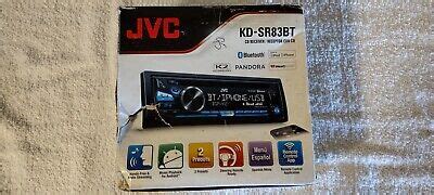 jvc kd srbt car cd stereo receiver bluetooth ebay