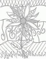 Coloring Pages Adults Cool Printable Doodle Adult Kids Flower Alley Sheets Doodles Colouring Color Book Lets Print Flowers Spring Nature sketch template