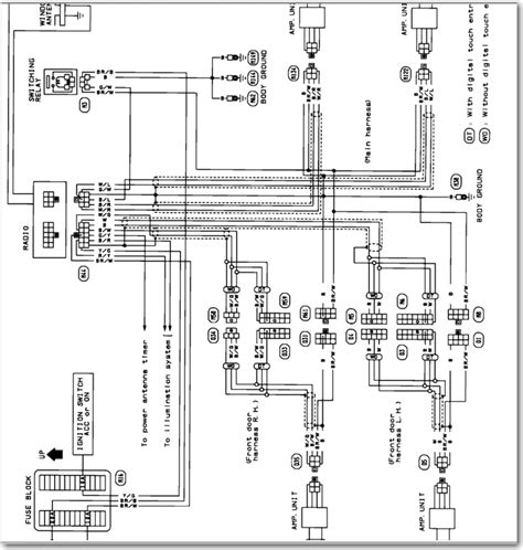 wiring diagram    nissan maxima bose stereo factory