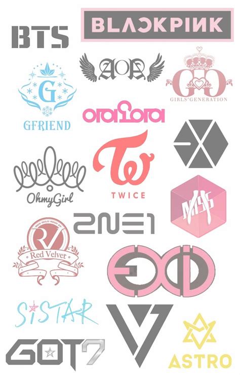 kpop logos   kpop logos  logo design kpop
