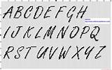 Letters Script Punto Alfabeto Freestyle Uppercase Croce Maiuscolo Abecedario Needlepoint Alphabets sketch template
