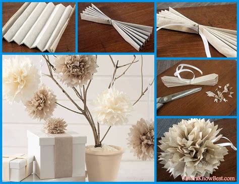 easy diy paper tissue flower decorations sisters