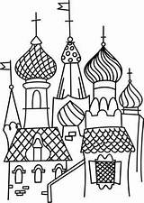 Coloriage Russie Russe Basil Dessins Enfant Urbanthreads Onion Dome Stitch Whimsy Motifs Broderie Poupée Graphiques Domes sketch template