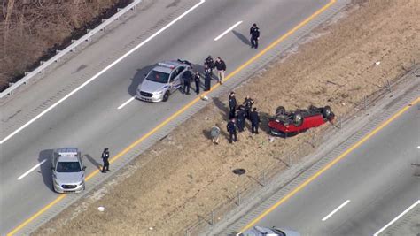 bank robbery suspect flees police crashes on i 71