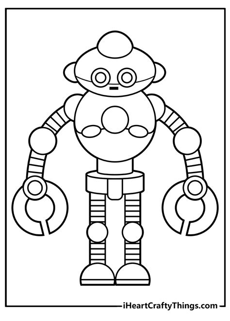 robot images coloring pages