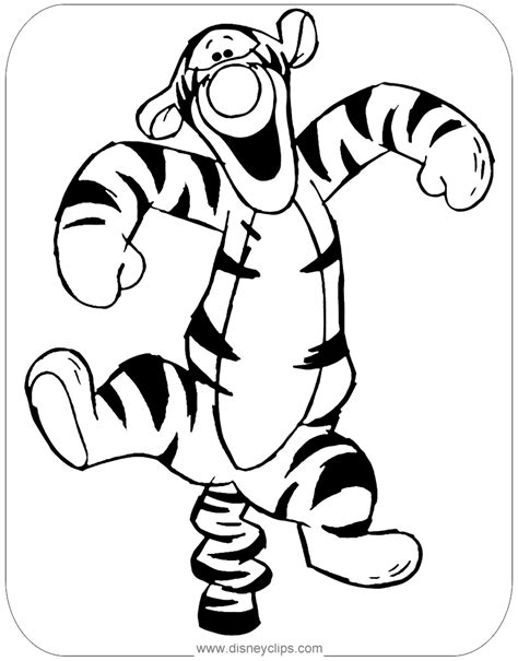 disney tigger coloring pages   gmbarco