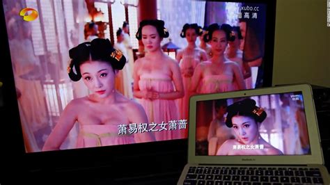 censored in china cleavage time travel and western lifestyles cnn