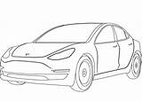 Tesla Modelo Roadster Colorironline Cybertruck Relacionadas sketch template