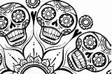 Coloring Skull Skulls Sugar Pages Mandala Flower Printable Owl Adults Colouring Finished Via Bones Adult Freebies Canadian Eyes Comments Flickr sketch template