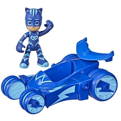 pj masks cat car preschool toy hero vehicle  catboy action figure