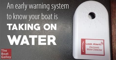 bilge alarm  boat galley