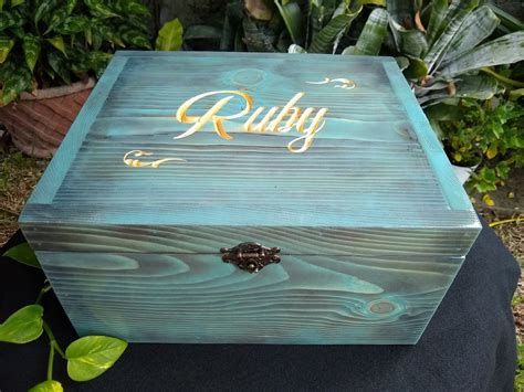 large keepsake box  personalized engraving handcrafted etsy