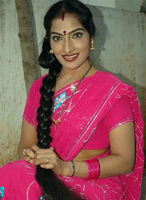 Pravallika Aunty Long Hair Hot Pictures ~ Hot Actress Photo Gallery