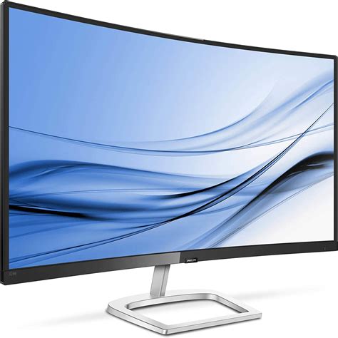 philips  widescreen va  led hz black multimedia curved monitor xmsvgahdmi