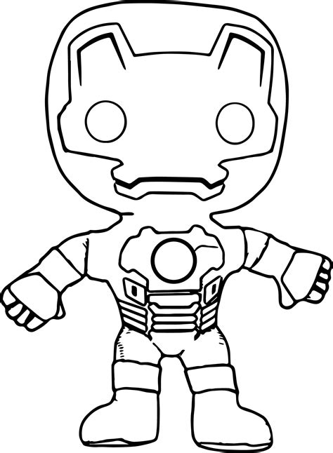 cool avengers iron man chibi coloring page avengers coloring pages