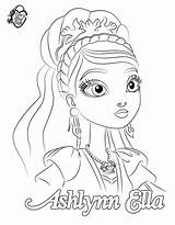 Coloring Pages High After Ever Royal Girl Printable Print Girls Rebels sketch template