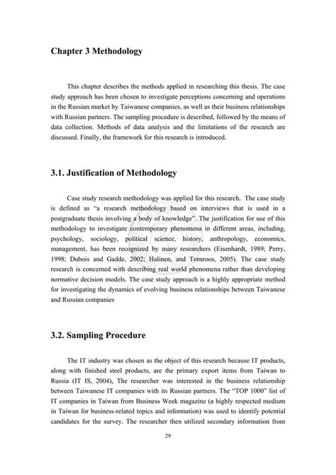 chapter  methodology  justification  methodology