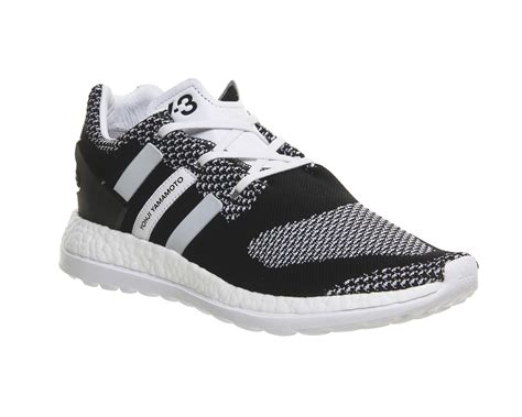 adidas   pure boost zg knit white black white  trainers