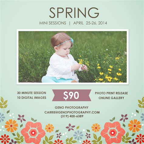 geno photography spring mini sessions