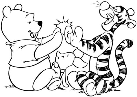 coloring pages winnie  pooh kids  world blog