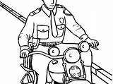 Coloriage Gendarme Az Gratuit Imprimer Moto Police Danieguto Size Handphone sketch template