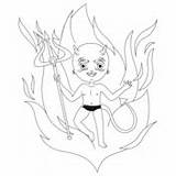 Demons Devils Supercoloring sketch template