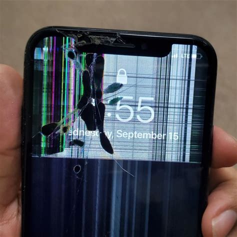 Broken Iphone X Screen Replacement Plano Cracked Iphone Screen
