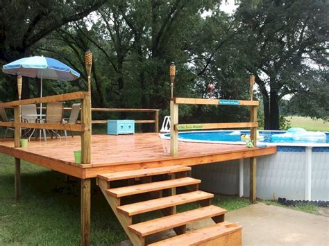Top 104 Diy Above Ground Pool Ideas On A Budget Pool Deck Plans Pool