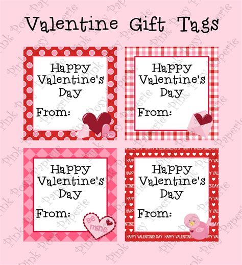 printable valentine gift tags