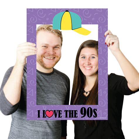 big dot of happiness 90 s throwback 1990 s party selfie photo booth