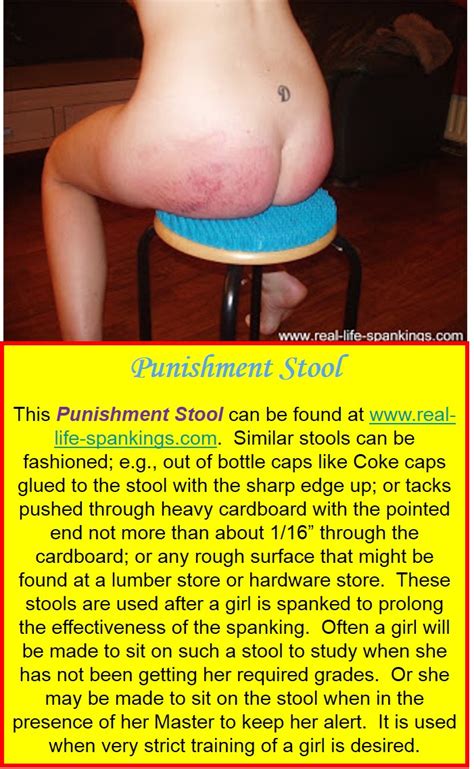Punishment anal chair