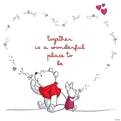 romantic winnie  pooh love quotes wall leaflets