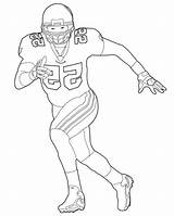 Football Coloring Pages Players Player Cowboys Drawing Color Sheets Getcolorings Alifiah Biz Colouring Getdrawings Soccer sketch template