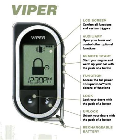 viper alarm  manual