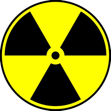 nuclear atomic radiation warning png picpng